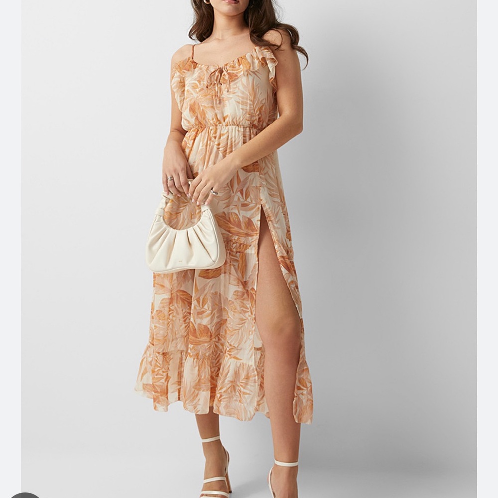 Ruffle Maxi Floral Dress